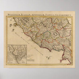 Poster Rome et l'Italie