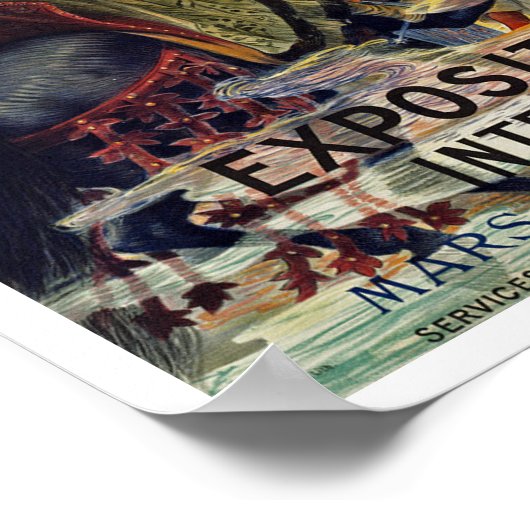 Poster Rome ~ Exposition internationale 1911 (Coin)