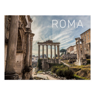 Poster Rome Forum Romanum Italie Vacances Souvenir