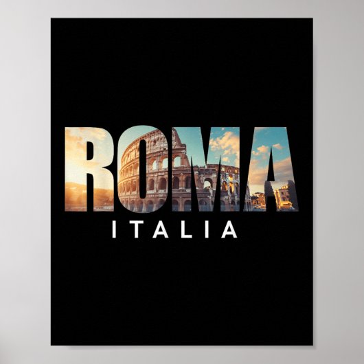 Poster Rome Italie Colisée Monument Rome  (Devant)