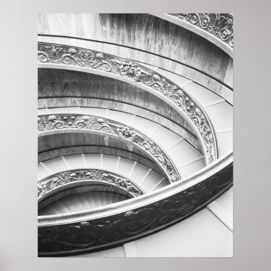 Poster Rome Italie, Escalier du Vatican (Devant)