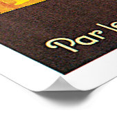 Poster Rome, Italie "Express de Rome" Vintage voyage (Coin)