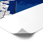 Poster Rome - Italie MilkTea City Carte (Coin)