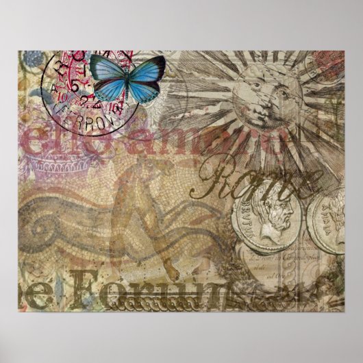 Poster Rome Italy Travel Vacation (Devant)