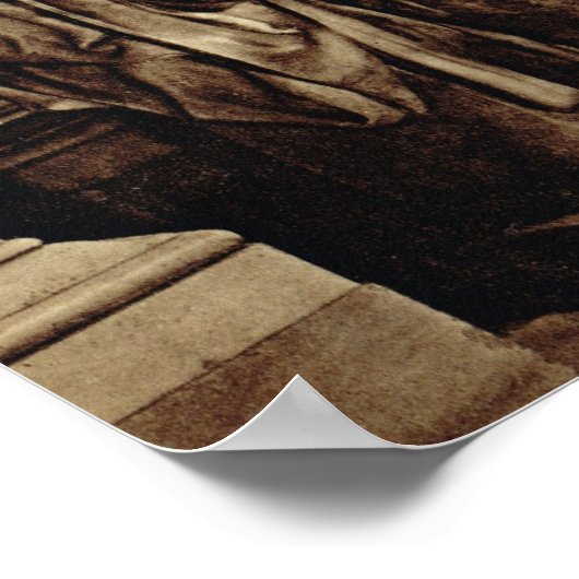 Poster Rome, Michel-Ange, Moïse (Coin)