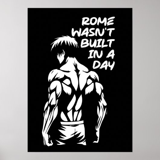 Poster Rome n'a pas été construite en une journée - Bodyb (Devant)