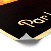 Poster Rome, par le train de luxe "Express de Rome" (Coin)