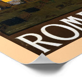 Poster Rome par l'Express du Mont Cenis (Coin)