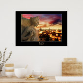 Poster Rome Sunset (Cuisine)