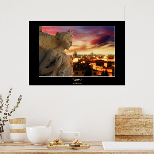 Poster Rome Sunset (Cuisine)