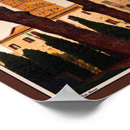 Poster Rome - Temple de Vénus et Roma (Coin)