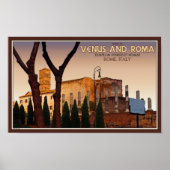 Poster Rome - Temple de Vénus et Roma (Devant)