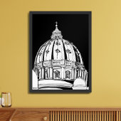 Poster Rome Vatican City St Peter's Dome Imprimer