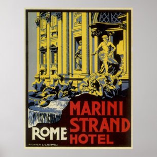 Poster Rome vintage