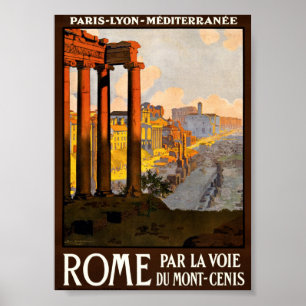 Poster Rome vintage - Voyage en Italie