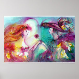 Poster ROMÉO ET JULIETTE Romantique Saint-Valentin