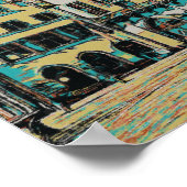 Poster Römer Frankfurt, illustration de l'hôtel de ville  (Coin)