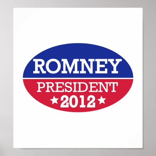 Poster Romney Président 2012 (Devant)