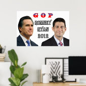 Poster Romney Ryan 2012 (Bureau à domicile)
