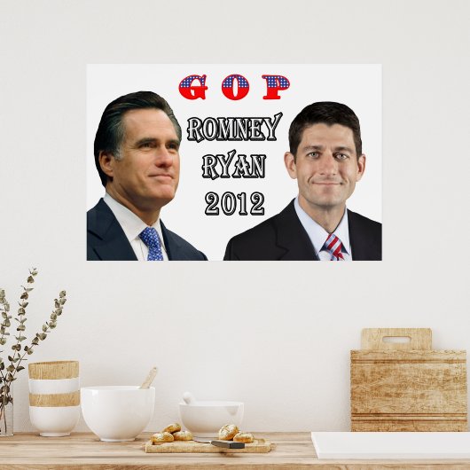 Poster Romney Ryan 2012 (Cuisine)