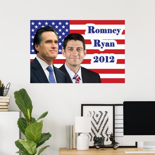 Poster Romney Ryan 2012 (Bureau à domicile)