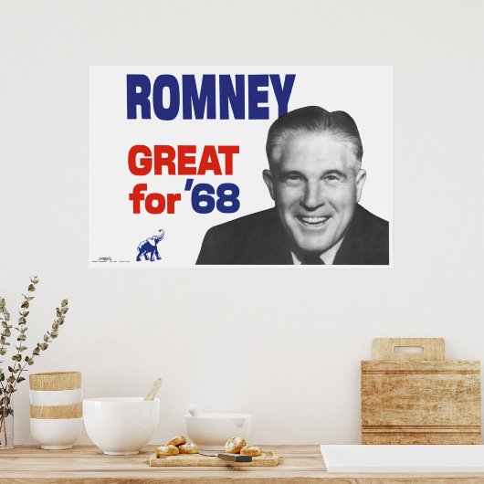 Poster Romney—Super pour 68 (Cuisine)