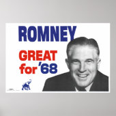 Poster Romney—Super pour 68 (Devant)