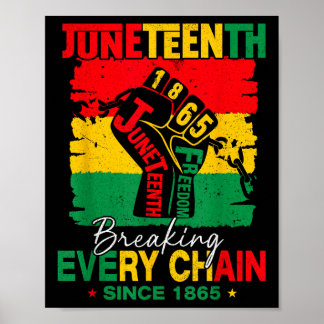 Poster Rompre chaque chaîne depuis 1865 Femmes Hommes Jun