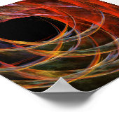 Poster Rompre le cercle de l'art Abstrait (Coin)