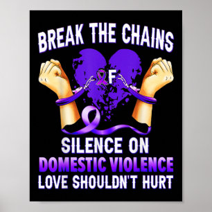 Poster Rompre Les Chaînes Du Silence Sur La Violence Dome