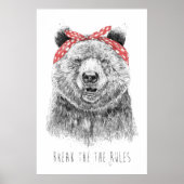 Poster Rompre les règles (Devant)