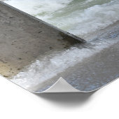 Poster Rompre les vagues sous la jetée Naples (Coin)