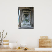 Poster Rompre les vagues sous la jetée Naples (Cuisine)