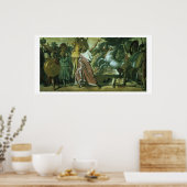 Poster Romulus, conquérant d'Acron, portant son butin à (Cuisine)