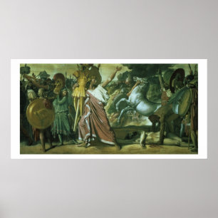 Poster Romulus, conquérant d'Acron, prenant son butin à