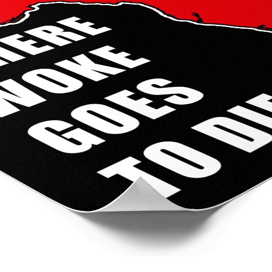 Poster Ron Desantis Citation Floride : Où le réveil va mo (Coin)