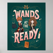 Poster Ron & Hermione Wands au Ready (Devant)