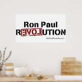 Poster Ron Paul (Cuisine)