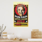 Poster Ron Paul 2012 (Cuisine)
