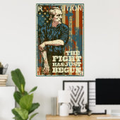 Poster Ron Paul Le Combat Vient De Commencer L'Affiche (Bureau à domicile)