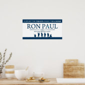Poster Ron Paul pour l'affiche de la campagne présidentie (Cuisine)