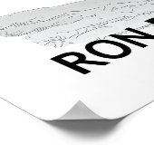 Poster Ron Paul pour Président des Etats-Unis (Coin)