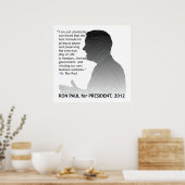 Poster Ron Paul pour Président des Etats-Unis (Cuisine)