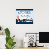 Poster Ron Paul, président (Bureau à domicile)