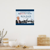 Poster Ron Paul, président (Cuisine)