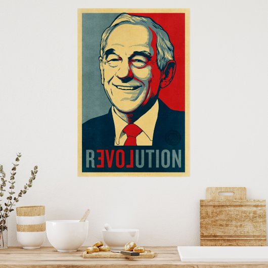 Poster Ron Paul Revolution (Cuisine)