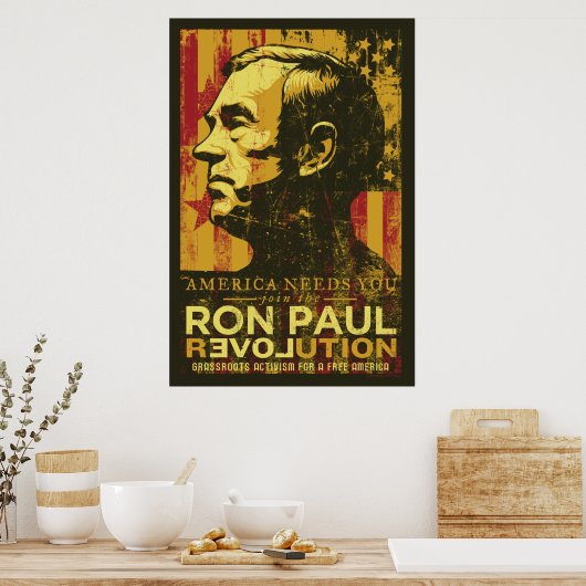 Poster Ron Paul Revolution (Cuisine)