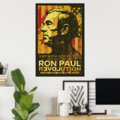 Poster Ron Paul Revolution (Bureau à domicile)
