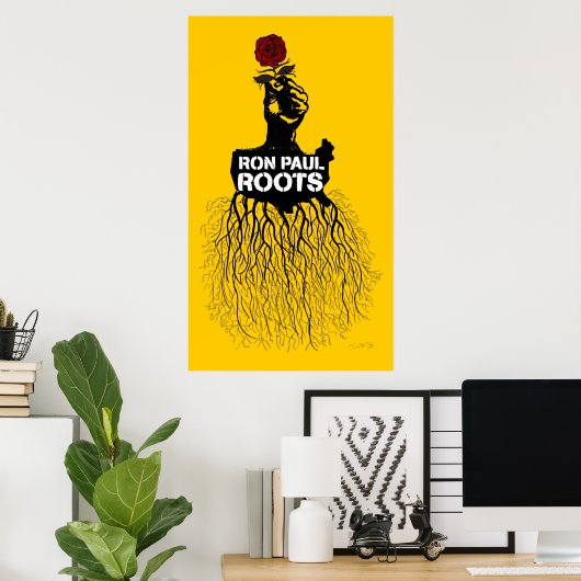 Poster Ron Paul Roots Imprimer (Bureau à domicile)