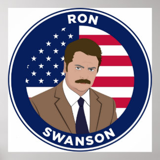 Poster Ron Swanson Parks et Rec